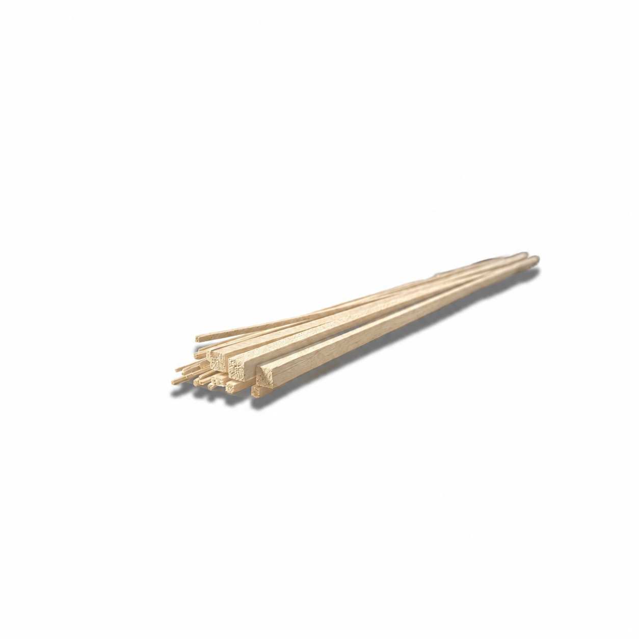 Listón Cuadrado de Madera Natural de Balsa